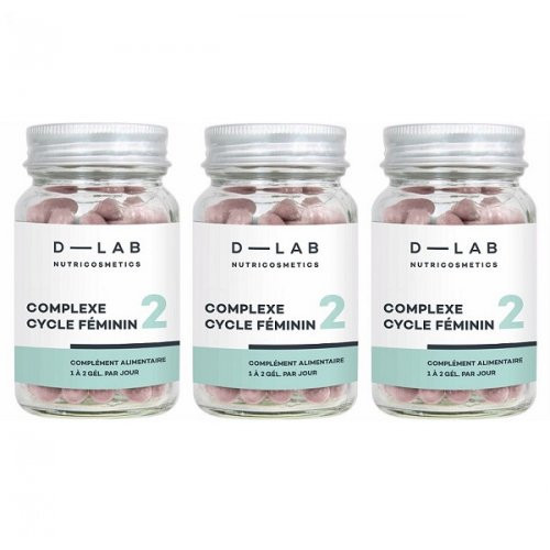 D-LAB Nutricosmetics Complexe Cycle Feminin Maisto papildas hormonų pusiausvyrai 1 Mėnesiui