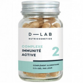 D-LAB Nutricosmetics Immunite Active Maisto papildai imuninei sistemai 1 Mėnesiui