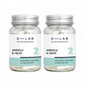D-LAB Nutricosmetics Absolu D-GLYC Maisto papildas prieš odos senėjimą 2 Mėnesiams