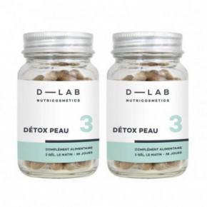 D-LAB Nutricosmetics Détox Peau Maisto papildai odos detoksikacijai 2 Mėnesiams