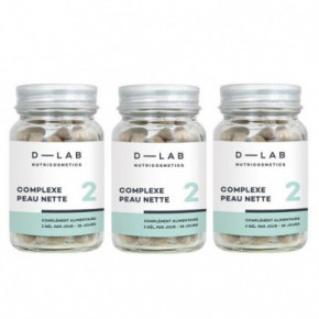 D-LAB Nutricosmetics Complexe Peau Nette Clear Skin Complex 3 Kuud