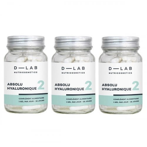 D-LAB Nutricosmetics Absolu Hyaluronique Hialurono rūgštis skirta odos priežiūrai 1 Mėnesiui