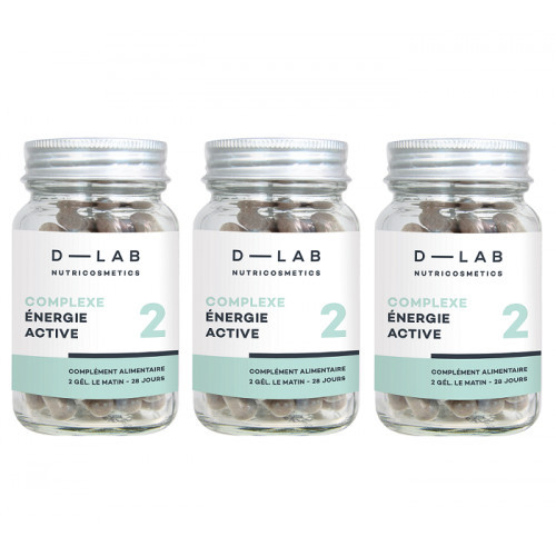 D-LAB Nutricosmetics Complexe Énergie Active Maisto papildas, aktyvios energijos kompleksas 1 Mėnesiui