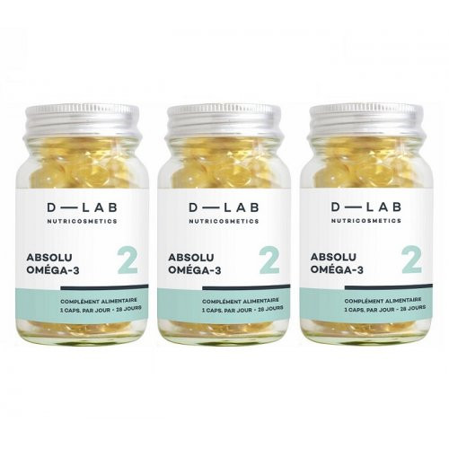 D-LAB Nutricosmetics Absolu Oméga-3 Maisto papildas 1 Mėnesiui