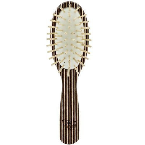 TEK Little Purse Brush in Kaleidowood Mažas medinis plaukų šepetys Violetinis