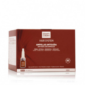 MartiDerm Hair System Anti Hair-Loss Ampoules Ampulas pret matu izkrišanu 28amp.