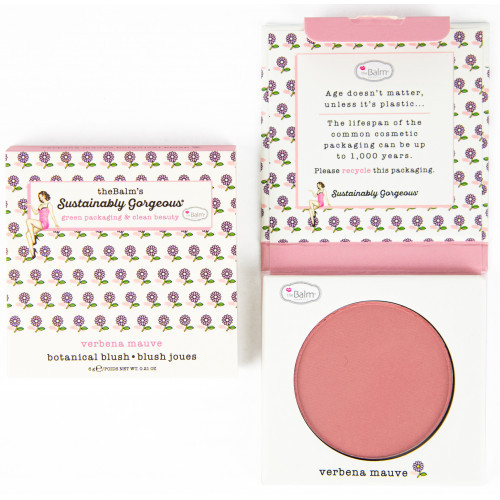 theBalm Sustainably Gorgeous Botanical Blush Skaistalai Verbena Mauve