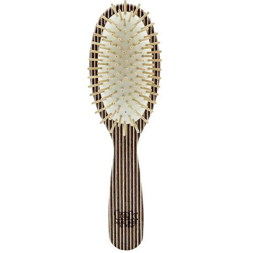 TEK Big Oval Brush Ovalus, medinis plaukų šepetys Violetinis