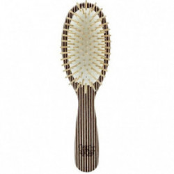 TEK Big Oval Brush Ovalus, medinis plaukų šepetys Violetinis