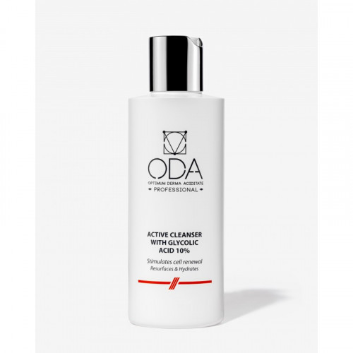 ODA Active Glycolic Cleanser Aktyvusis prausiklis su glikolio rūgštimi 10% 200ml