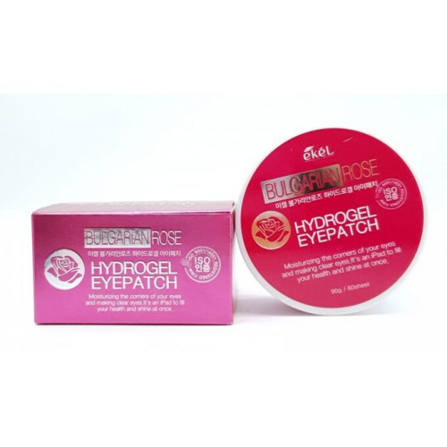 Ekel Bulgarian Rose Hydrogel Eye Patch Paakių padeliai su Bulgarijos rožių ekstraktu 60vnt.
