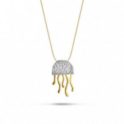 KISS THE FROG „Medusa“ Sidabrinis pakabukas Padengta auksu 24k