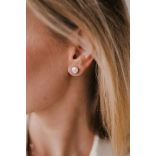 Nilly Auskarai su perlais (Ag925) KS625747 1.06g