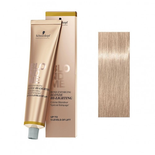 Schwarzkopf Professional BlondMe Blonde Hi-Lighting Saitus stiprinantis plaukų dažymo sruogelėmis kremas 60ml