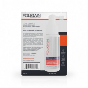 Foligain Advanced Hair Regrowth For Men Minoxidil 5% + Trioxidil 5% 1 Month