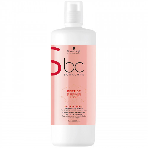 Schwarzkopf Professional BC Peptide Repair Rescue Deep Nourishing Shampoo Giliai maitinantis micelinis šampūnas 250ml