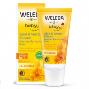 Weleda Calendula Baby Weather Protection Balm Bērnu aizsargkrēms pret vēju un aukstumu ar kliņģerītēm 30ml