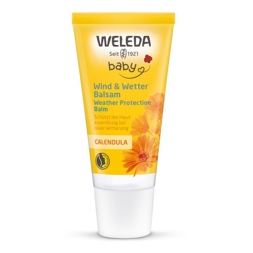 Weleda Calendula Baby Weather Protection Balm Vaikiškas apsauginis kremas nuo vėjo ir šalčio su medetkomis 30ml