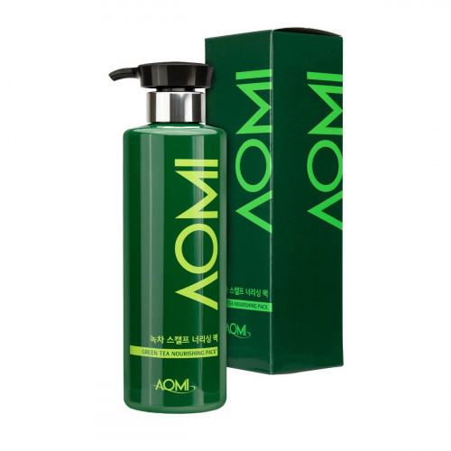 Aomi Green Tea Leaf Scalp Nourishing Pack Plaukų kondicionierius 500ml