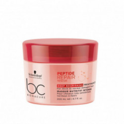 Schwarzkopf Professional BC Peptide Repair Rescue Deep Nourishing Treatment Giliai maitinanti kaukė 200ml