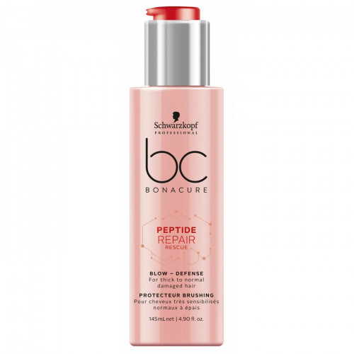 Schwarzkopf Professional BC Peptide Repair Rescue Blow-Defence Apsauga nuo džiovintuvo karščio 145ml