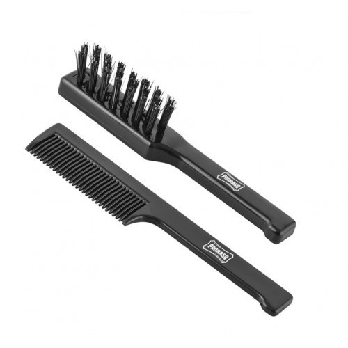 Proraso Moustache Brush & Beard Comb Set Ūsų šepetėlių rinkinys 1 vnt.