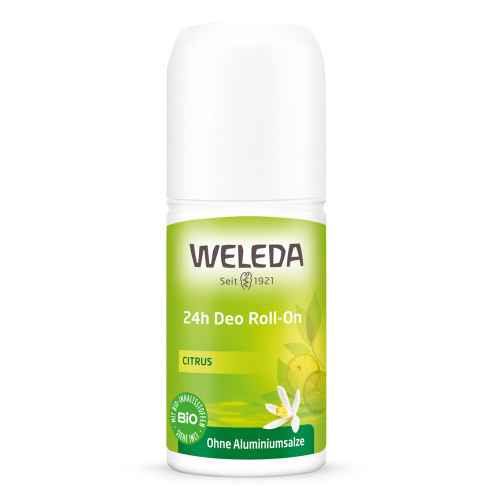 Weleda Citrus 24h Deo Roll On Deodorant Rutulinis dezodorantas su citrusais 50ml