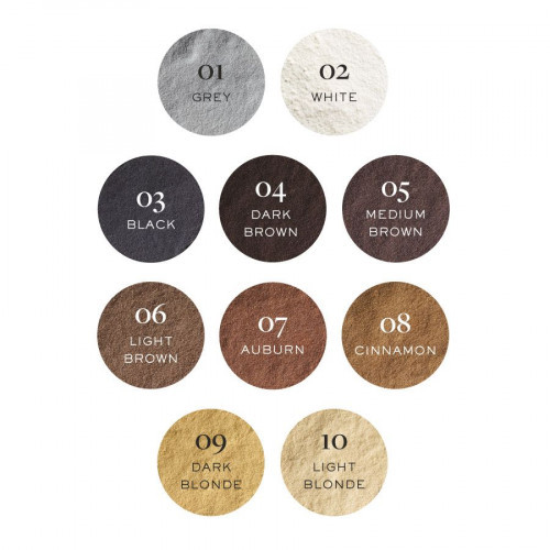 Nanogen Keratin Hair Fibres Grey Pilka plaukų pudra skaidulos 15g