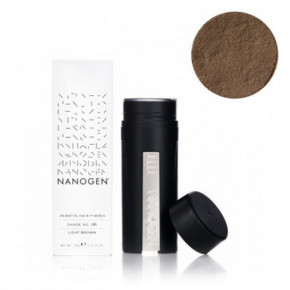 Nanogen Keratin Hair Fibres Light Brown Matu pulveris-šķiedra, gaiši brūns 30g