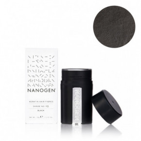 Nanogen Keratin Hair Fibers Black Keratiini juuksekiud 15g