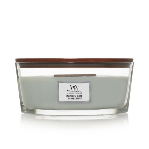 WoodWick Lavender & Cedar Candle Žvakė Heartwick