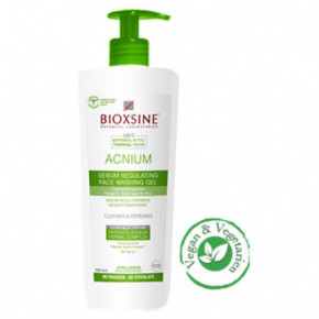 Bioxsine Acnium Sebum Regulating Face Washing Gel Näopuhastusvahend rasusele, aknele kalduvale nahale 500ml