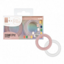 Invisibobble Rosie Fortescue Jewellery Slim Pink Glasses Gumyčių plaukams rinkinys 8vnt