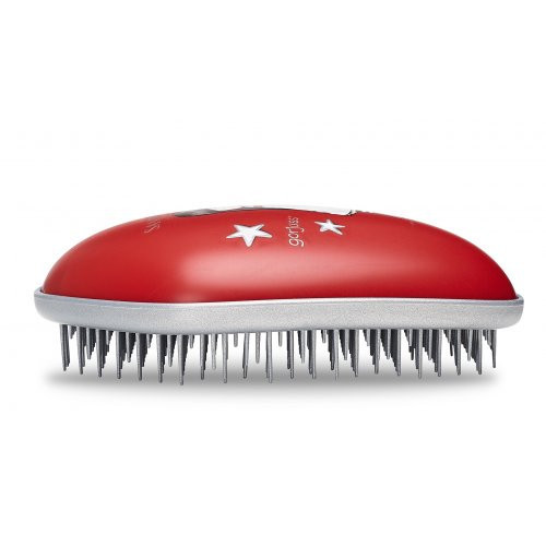 Santoro London Gorjuss Hairbrush Plaukų šepetys Starry Night Red