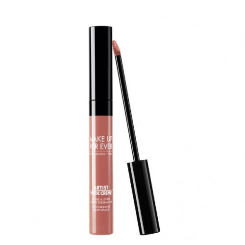 Make Up For Ever Artist Nude Creme Skin Flattering Liquid Lipstick Skysti lūpų dažai 7.5ml