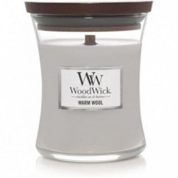 WoodWick Warm Wool Candle Žvakė Heartwick