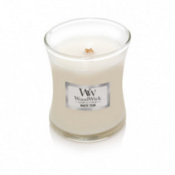 WoodWick White Teak Candle Žvakė Heartwick