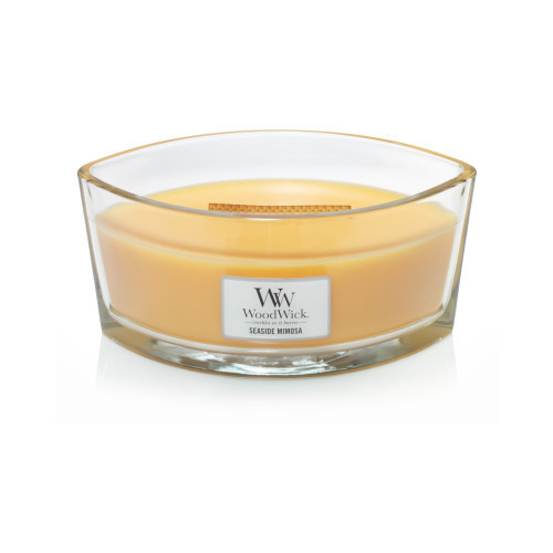 WoodWick Seaside Mimosa Candle Žvakė Heartwick