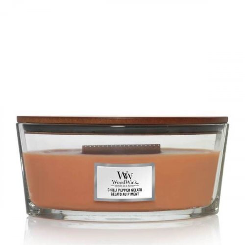 WoodWick Chilli Pepper Gelato Candle Žvakė Heartwick