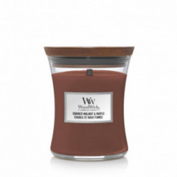 WoodWick Smoked Walnut & Maple Candle Žvakė Heartwick