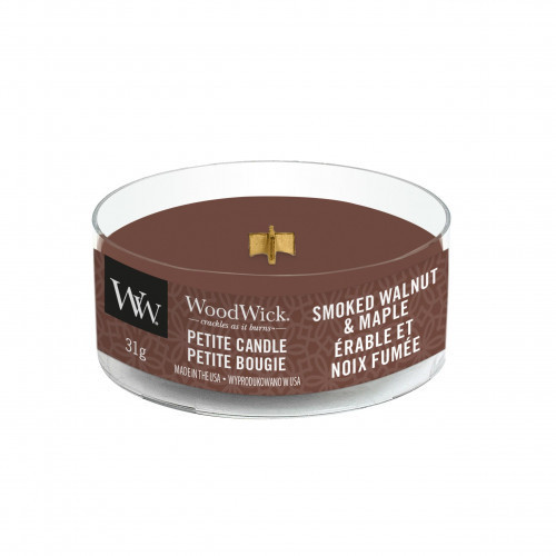 WoodWick Smoked Walnut & Maple Žvakė Heartwick