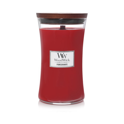 WoodWick Pomegranate Candle Žvakė Heartwick