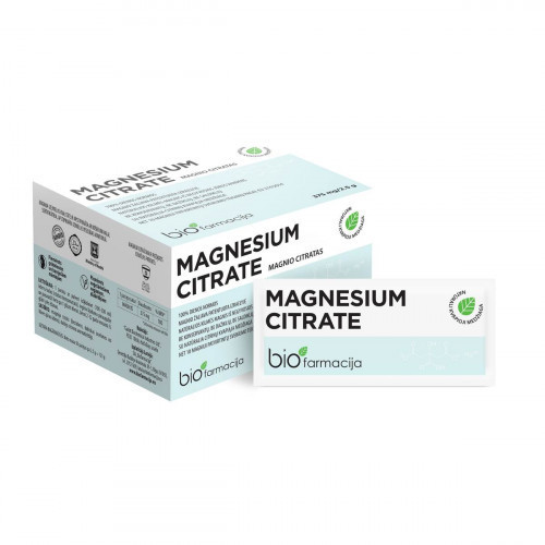 Biofarmacija Magnesium Citrate Magnio citratas, maisto papildas 50vnt