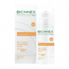 Bionnex Dry Touch SPF 50+ Sunscreen Fluid Saules aizsargkrēms -fluids SPF 50+ 50ml