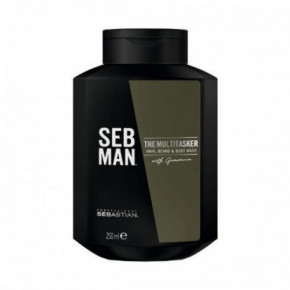 Sebastian Professional SEB MAN The Multitasker 3in1 Hair Beard and Body Wash 250ml