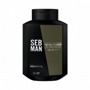 Sebastian Professional SEB MAN The Multitasker Šampoon juustele, habeleme ja kehale 250ml