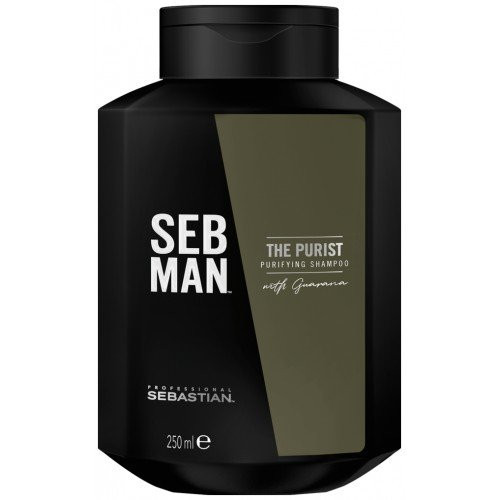 Sebastian Professional SEB MAN The Purist Shampoo Valomasis šampūnas nuo pleiskanų 250ml