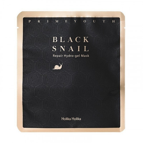 Holika Holika Black Snail Repair Hydro Gel Mask Veido kaukė 25g