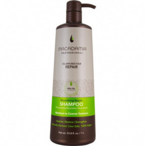 Macadamia Nourishing Repair Shampoo Maitinamasis, drėkinamasis šampūnas plaukams 1000ml