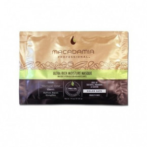 Macadamia Ultra Rich Moisture Masque Bagātīgi mitrinoša maska sausiem, bojātiem matiem 30ml